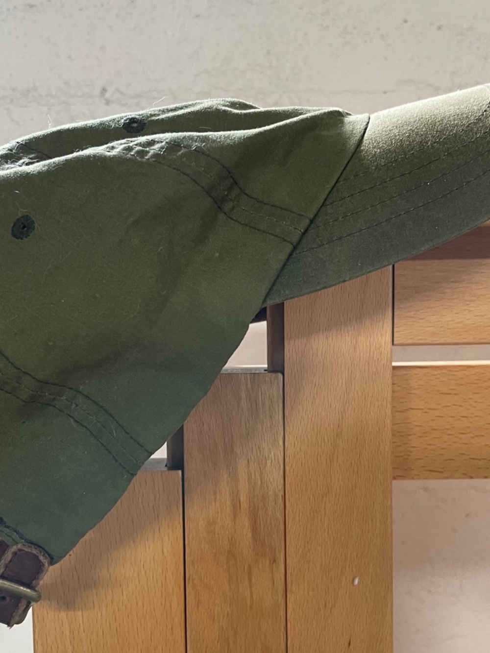 Polo By Ralph Lauren Green Brushed Cotton Flannel Bill Ball Hat